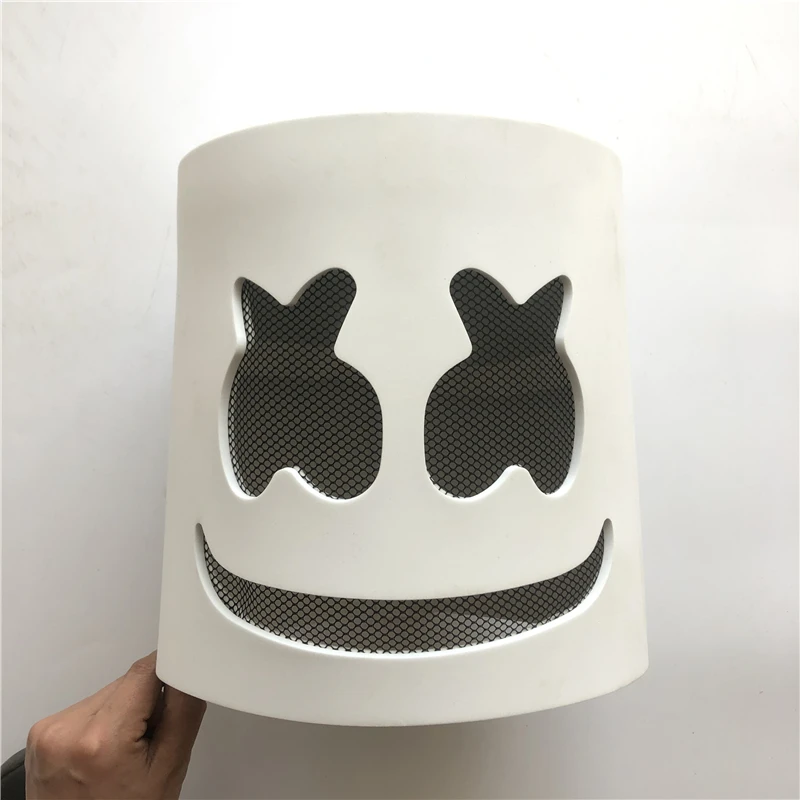 Costume Masks & Eye Masks DJ Marshmello Mask Hard Plastic Helmet