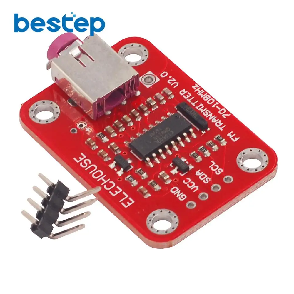 FM передатчик Модуль V2.0 цифровой радио модуль для Arduino микрофон