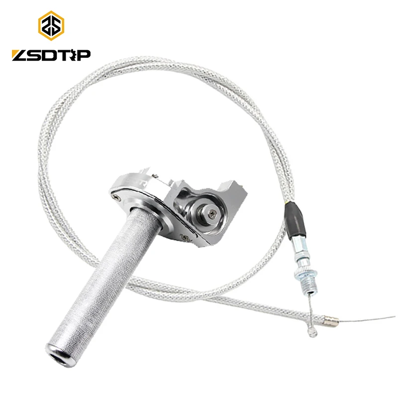 ZSDTRP Универсальный 7/8 &quotмотоцикл дроссельной заслонки твист Захваты + кабель 22 мм