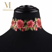 1 шт, женское модное богемное цветочное колье-чокер с цветочным принтом, ювелирное изделие, воротник, подарки, модное ювелирное изделие