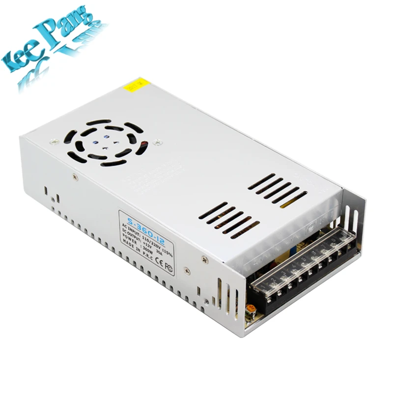 12V 30A Power Supply Switch Transformer AC DC Part Universal Regulated Electronic Driver For LED Strip