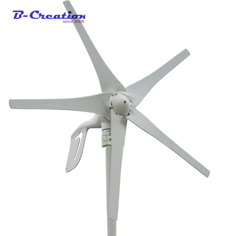 

12V/24V 400W Wind Turbine Generator 5 Blades Low Wind Speed Starting Top Rated NSK Bearings& Waterproof Wind Controller