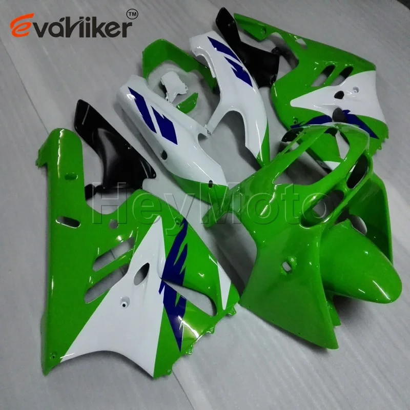 

ABS Plastic fairing for ZX 9R 1994 1995 1996 1997 green white ZX 9R 94 95 96 97 Motorcycle panels H3