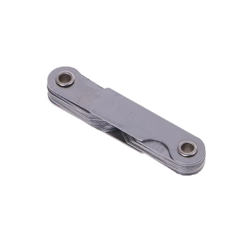 

32pcs/set R1-6.5A7C10 Stainless Steel Radius Gauge Fillet Gauge Sample R Gauge with 1-6.5 Blades Range for Industrial Measuremen