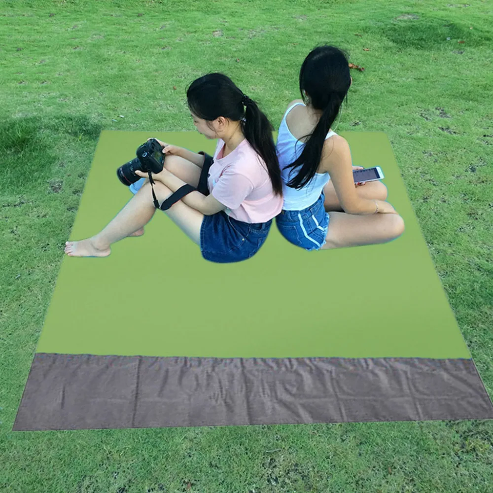 2019 Outdoor camping mat beach mat portable beach waterproof folding pocket beach mat self inflating camping mattress 40J3 (5)