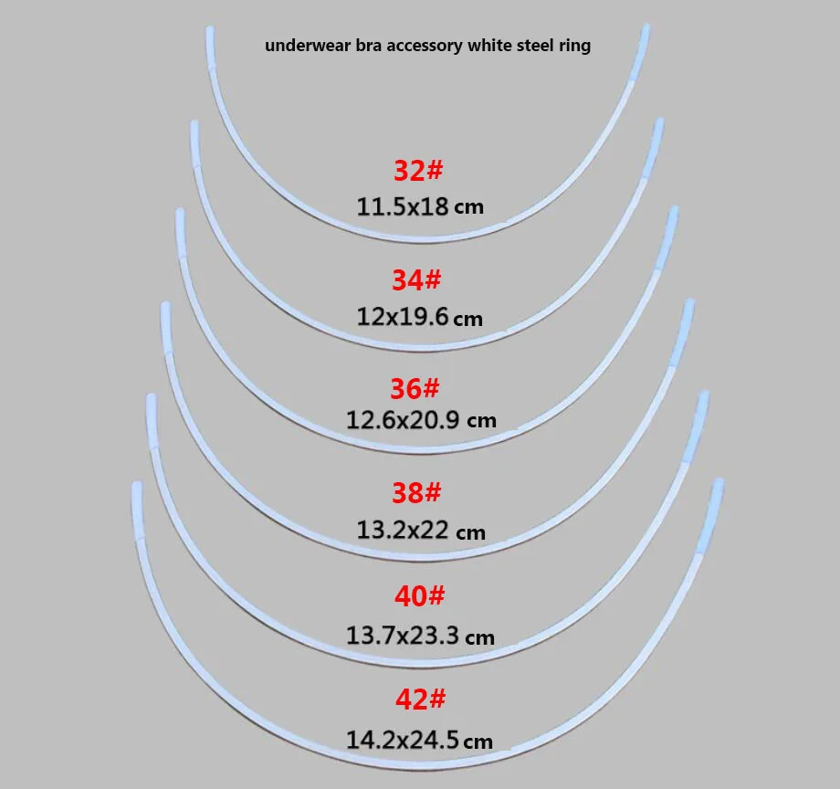 25 пар, женское нижнее белье, аксессуары для бюстгальтеров, белое кольцо из нержавеющей стали, аксессуары для украшения бюстгальтера, белое полукольцо из стали A0026L