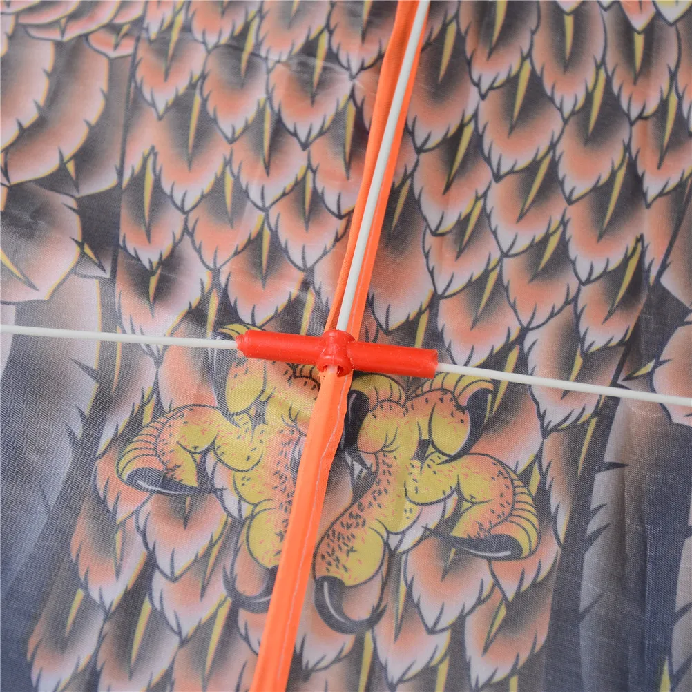 1 шт. наружный ветрозащитный плоский Орел Ткань Летающий воздушный змей игрушки дети случайный цвет Орел воздушный змей