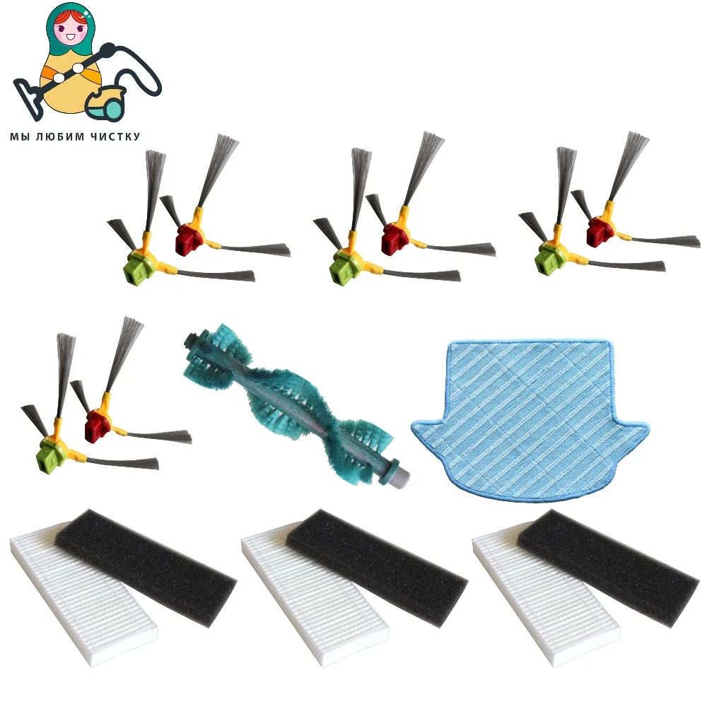

CLEAN DOLL side brush Agitator Brush filter HEPA moping mops cloth for Ecovacs Deebot D63 D65 D66 D68 D77 D79 D80 D83 brushes
