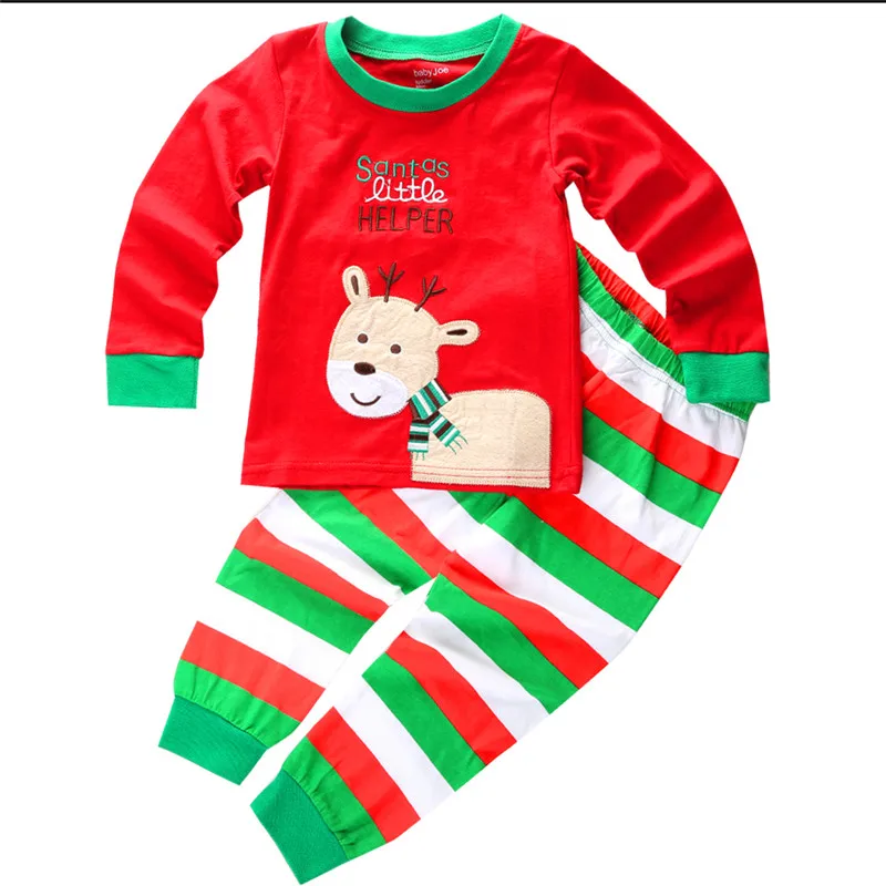 

Baby Clothes Sets Children Clothing Baby Girl Boy Christmas Santa Claus Deer Nightwear Pyjamas Set Sleepwear Outfits Clothes Set