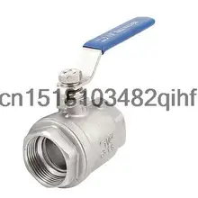 1 1/4PT Внутренняя Резьба Поворотная Рукоятка Из Нержавеющей Стали Прямо 2 шт. Шаровой Клапан