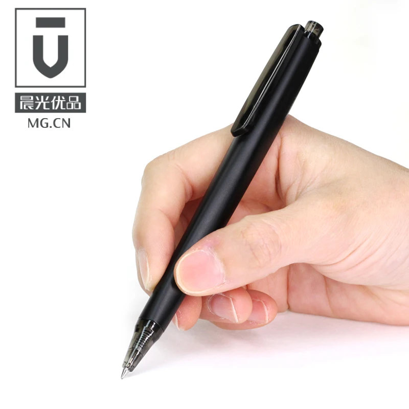 Ручка гелевая с черными чернилами 0 5 мм 2 шт./лот|gel pen|black inkpen gel pen |