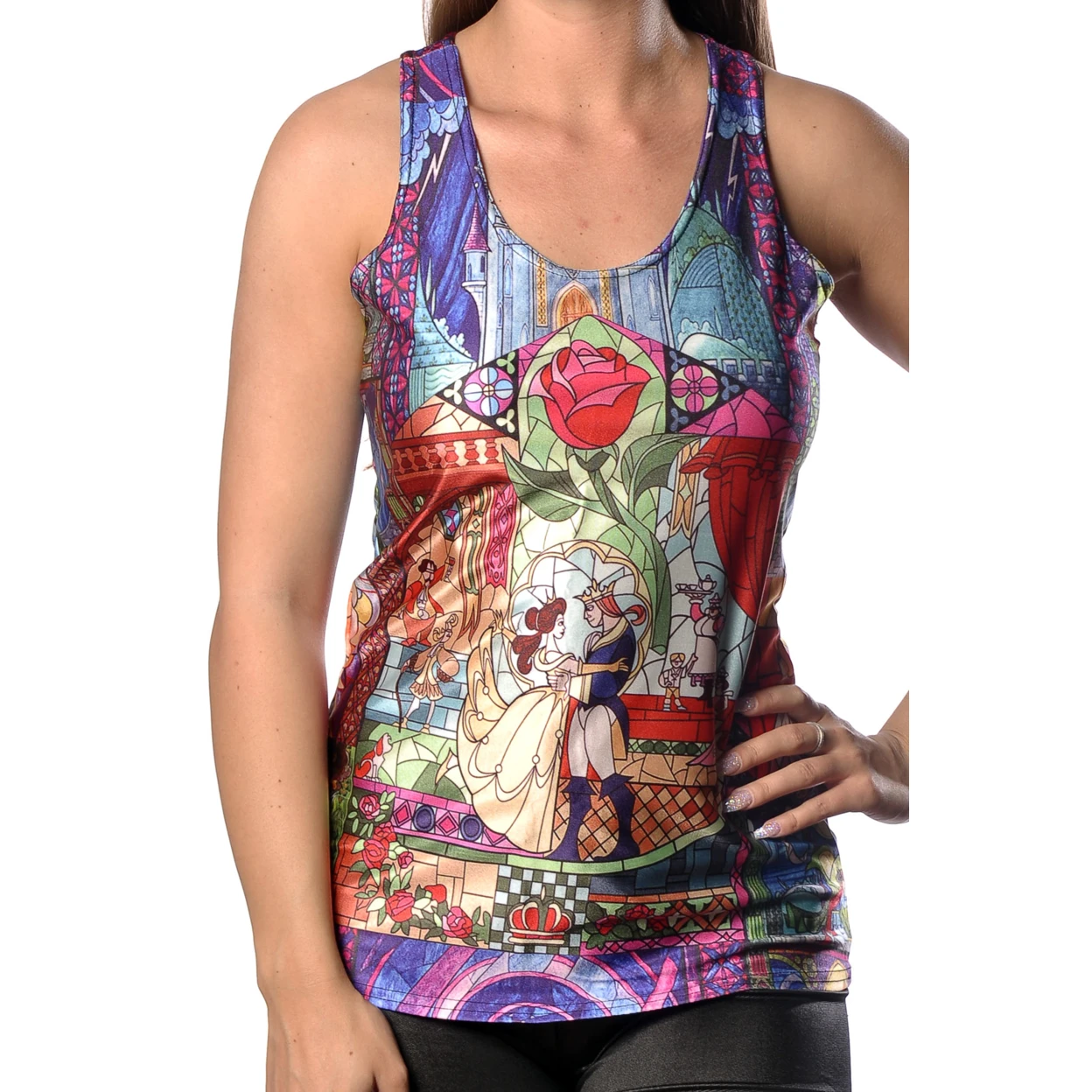Women's Stained Glass Tank Top Medium