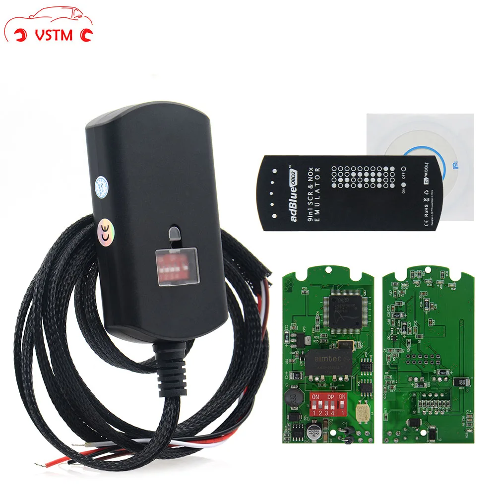 

VSTM Adblue Emulator 9in1 OBD2 OBDII Scanner for Multi-Brand Car Adblue Emulator Universal NOT NEED ANY SOFTWARE