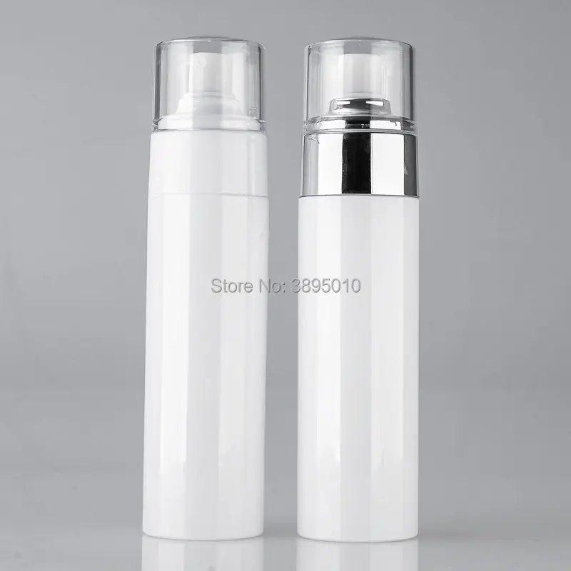 

150ml Cosmetic spray PET bottles scent refillable atomizer bottle white empty round 150ml plastic spray bottle F961