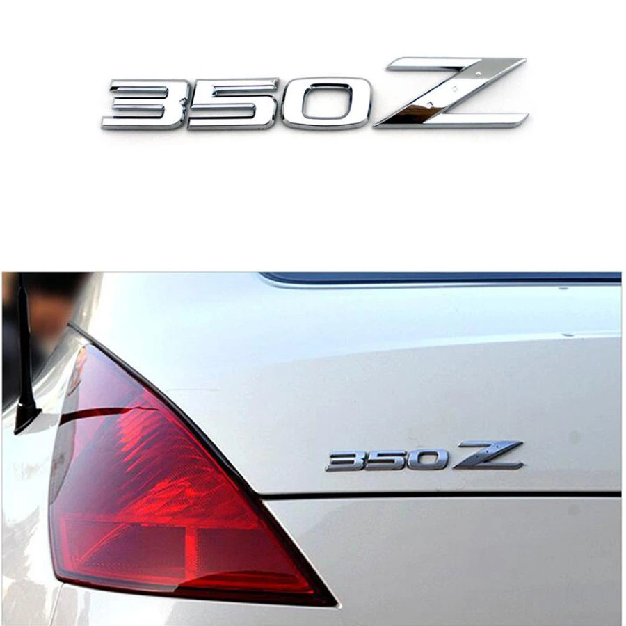 3dクロームまたは黒350z日産グランツーリスモフェアレディz Z33 Gtsエンブレムバッジステッカー Emblem Badge For Nissanchrome 3d Aliexpress