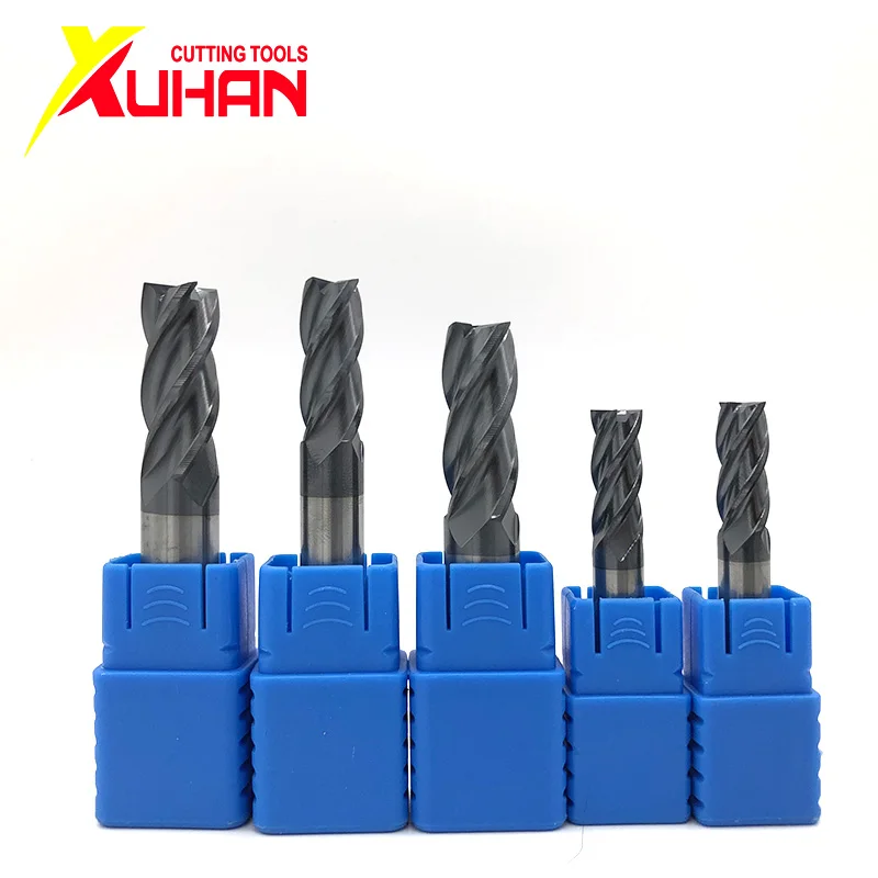 

Endmills 4 Flute lengthen HRC50 Carbide endmill machine Tungsten Steel cnc Milling Cutter End Mill machine tools