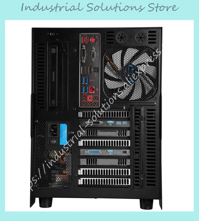 Jonsbo алюминий inne сталь ATX шасси W2 поддержка 8PCI слот XL-ATX большой powe CD-ROM-накопитель