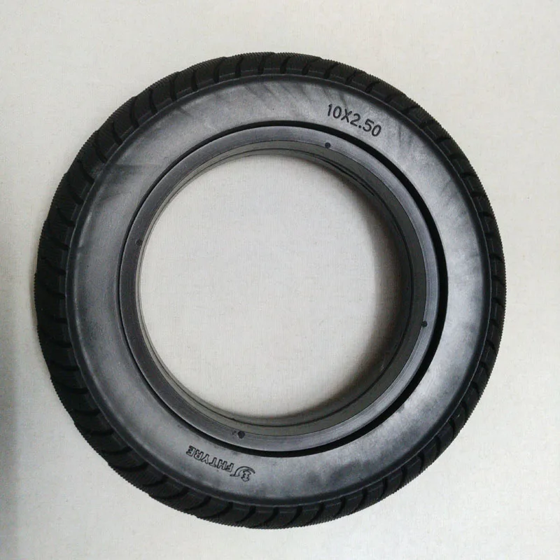 10 inch Electric Scooter Rubber Riot Tire Solid Tyre Inflation Free Tire 10*2.5/10*2.125 Tire for 10 inch Electric Scooter