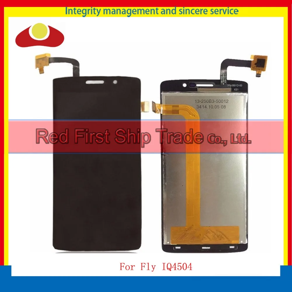 5Pcs Lot High Quality For Fly IQ4504 Full LCD Display Touch Screen Glass Digitizer Assembly Replacement