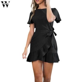 

Womail Women Dress Summer 2019 Summer Sexy Sleeveless Sundress Mini Dress Boho Style Holiday Party Beach Dresses M57