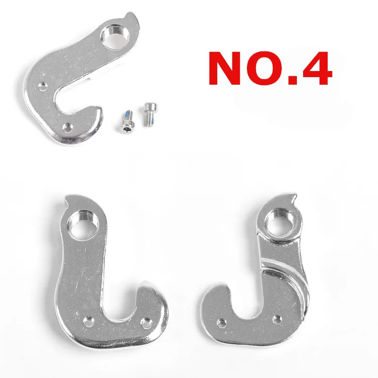 Perfect MTB Mountain Bike Folding Bicycle Rear Aluminum Tail Hook  With Screws Rear Frame Accessories 4