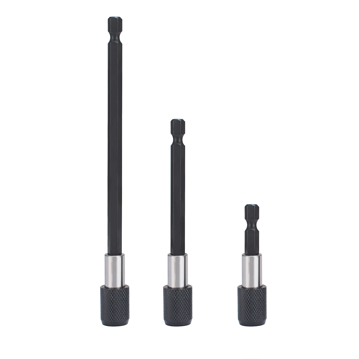 Buy 3pcs 1/4" Hex Shank Quick Release Screwdriver Bit Holder Extension