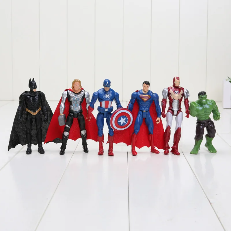 Hasbro Marvel 6pcs set 8 10cm Super Hero The Avengers font b action b font font