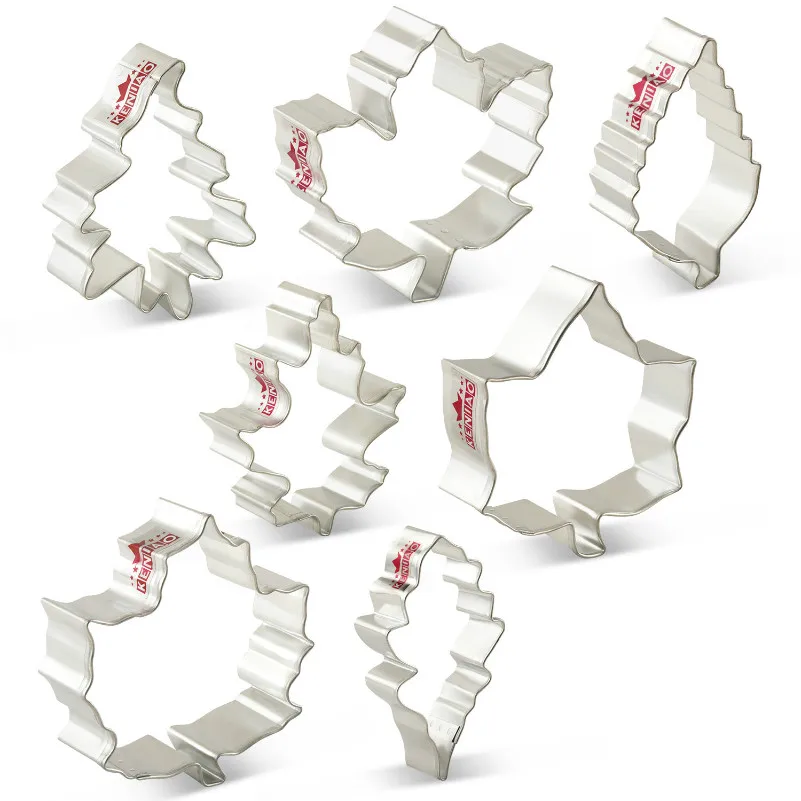 

KENIAO Maple leaf Cookie Cutters for Kids - Biscuit / Fondant / Pastry / Fruit / Sandwich Cookie Cutters - Stainless Steel