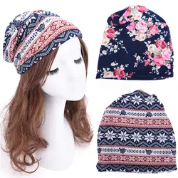 Модные 2 вида стилей Для женщин цветок шапка шарф вязать осенние шапки