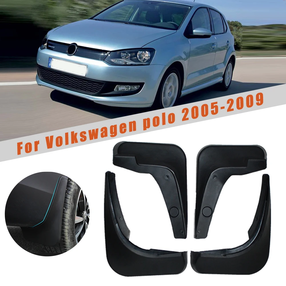 Брызговики для VW Polo Mk4 9N3 2005-2009 Автомобильные Брызговики, аксессуары для стайлинга автомобилей 4 шт