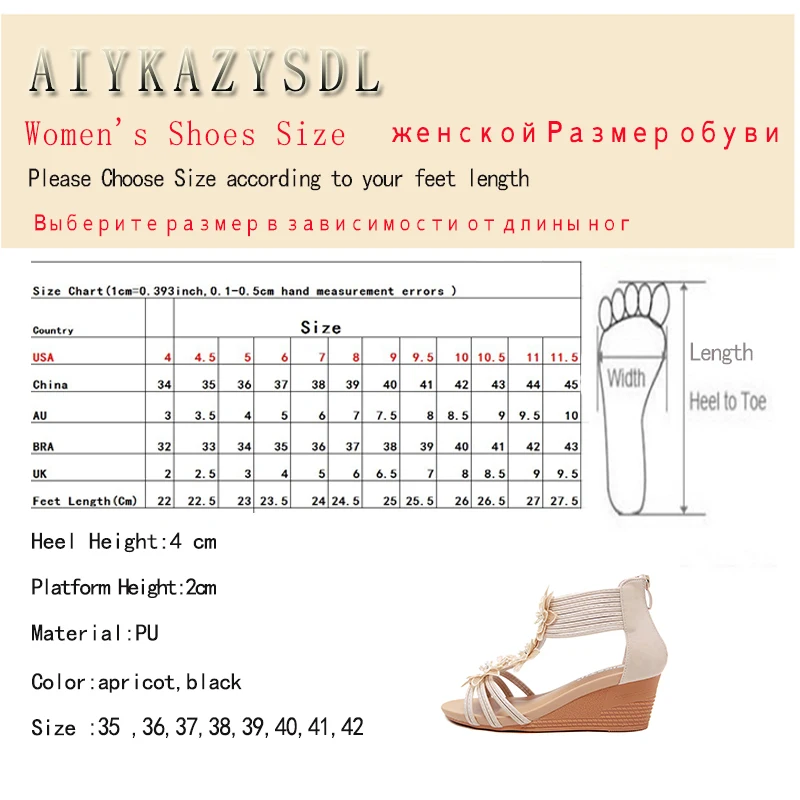 SIKETU/женские богемные сандалии в этническом стиле; сандалии на танкетке с ремешками на Лодыжках и цветочным узором; римская обувь с узкими ремешками размера плюс