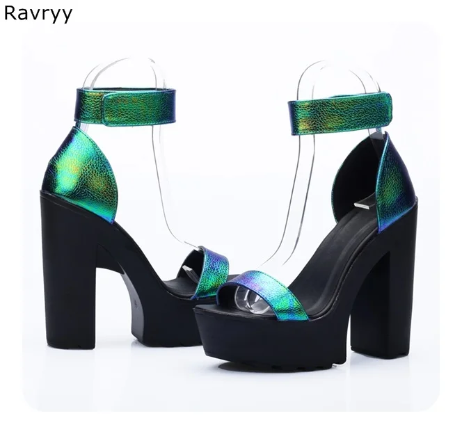 luminous green heels