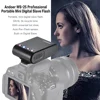 Andoer WS-25 Mini Digital Slave On-Camera Flash Speedlite Flash Photography Universal Hot Shoe GN18 for Canon Nikon Pentax Sony 5