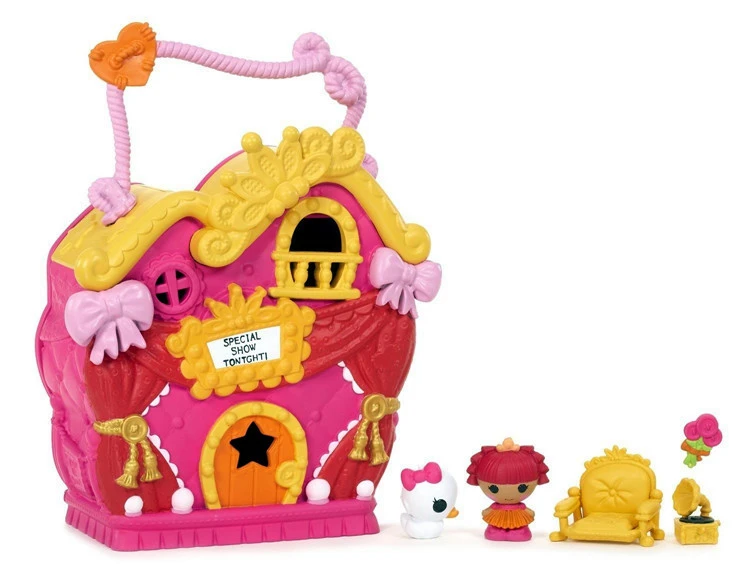 Мини Lalaloopsy Tinies домики-Типпи's Hous набор детские игрушки куклы для девочек детские рождественские подарки - Цвет: Красный