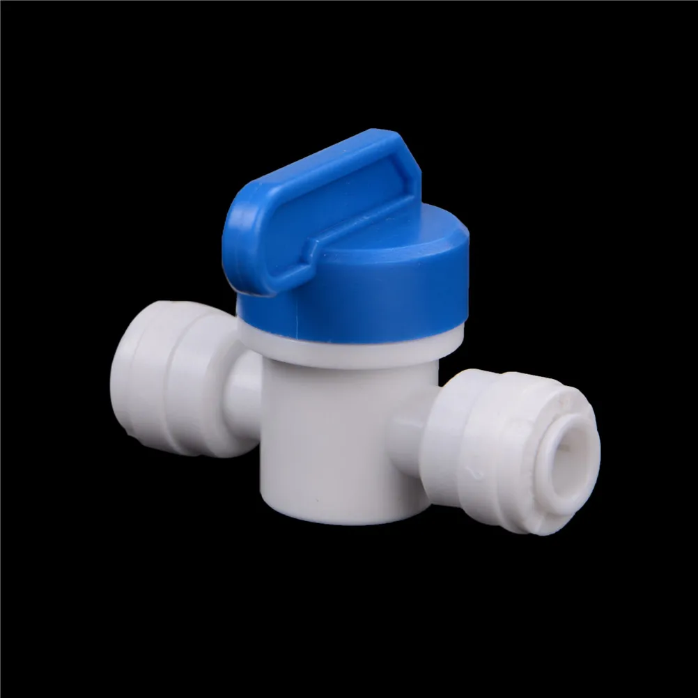 1/4 &quot 1/4&quot PE фитинги для труб шланг быстрое соединение шарового клапана воды Reveser
