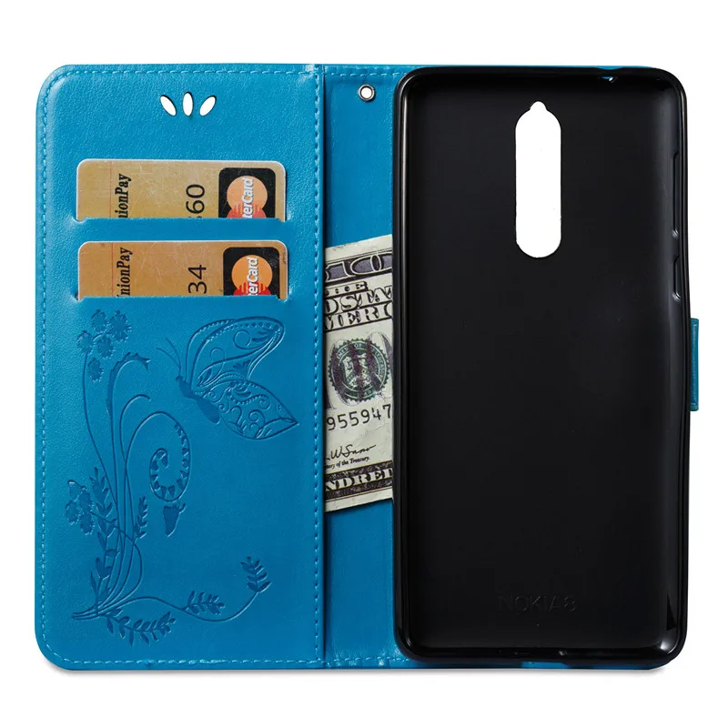 Luxury Retro Flip PU Leather + Soft Silicon Wallet Case Cover For Nokia 8 N3 N5 N6 B530 N550 N625 N640XL N650 N730 N830 N930 950 (58)