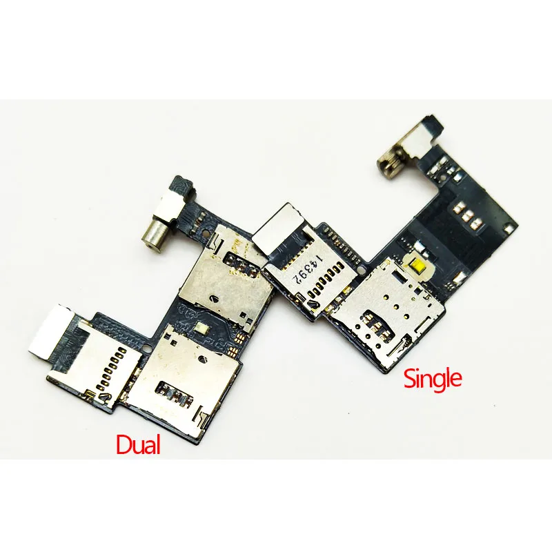 Адаптер для сим-карты для Motorola Moto G2 XT1068 XT1069 G 2nd Sim Card Reader держатель слот гибкий ленточный кабель запасные части