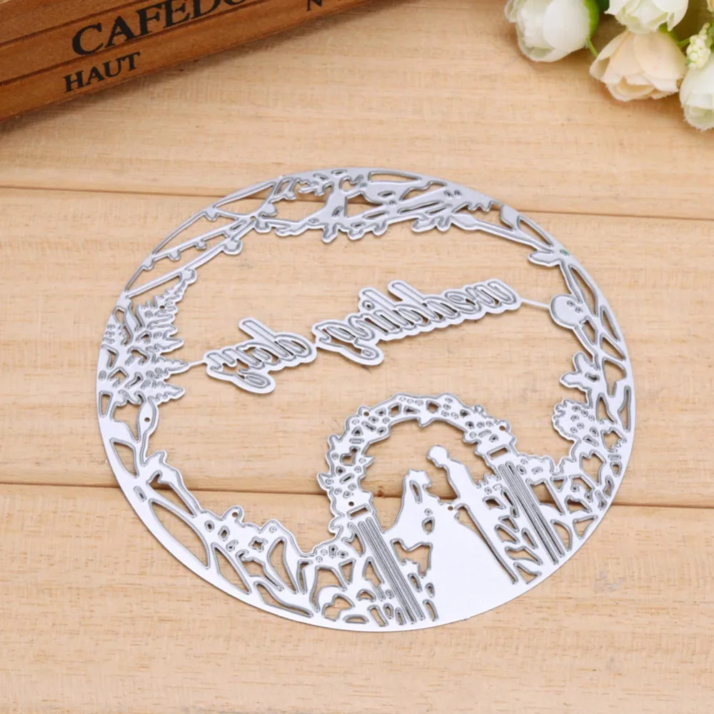 

New Bride Groom Wedding Day Metak Cutting Dies Stencils For DIY Scrapbooking Card Paper Photo Album Embossing Decorative Craft