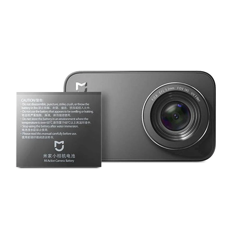 1450mAh 3 8 V аккумуляторная батарея Lipo для Xiaomi Mijia Мини спортивная Экшн камера