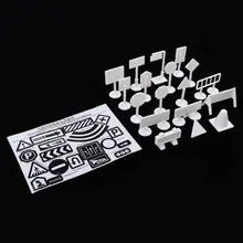 18 шт./компл. Дети DIY модель парковки сцена дорожные игрушечные знаки дорожные знаки модель для детей познавательное обучение материалы подарок