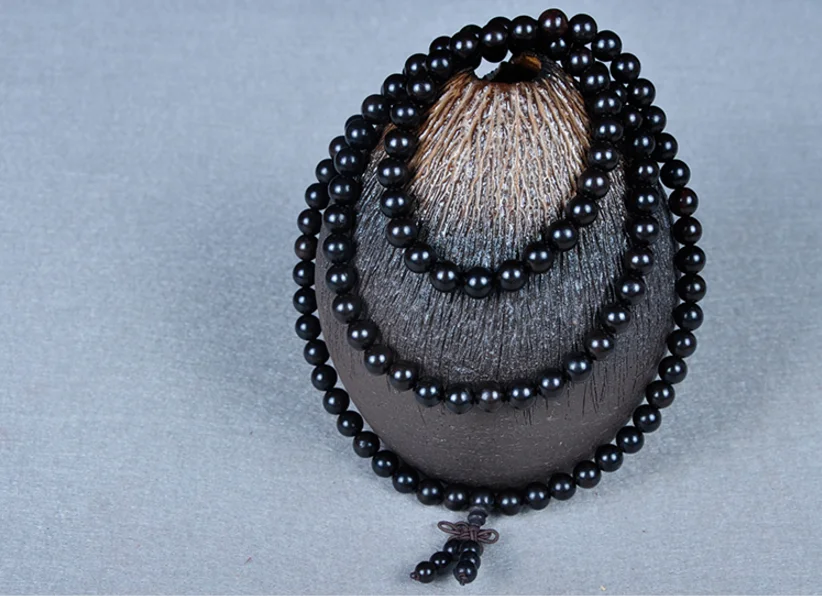 

Koraba Fine Jewelry Unisex Prayer Wooden Beads Tibetan Buddhist Mala Buddha Bracelet Rosary Bangle Free Shipping
