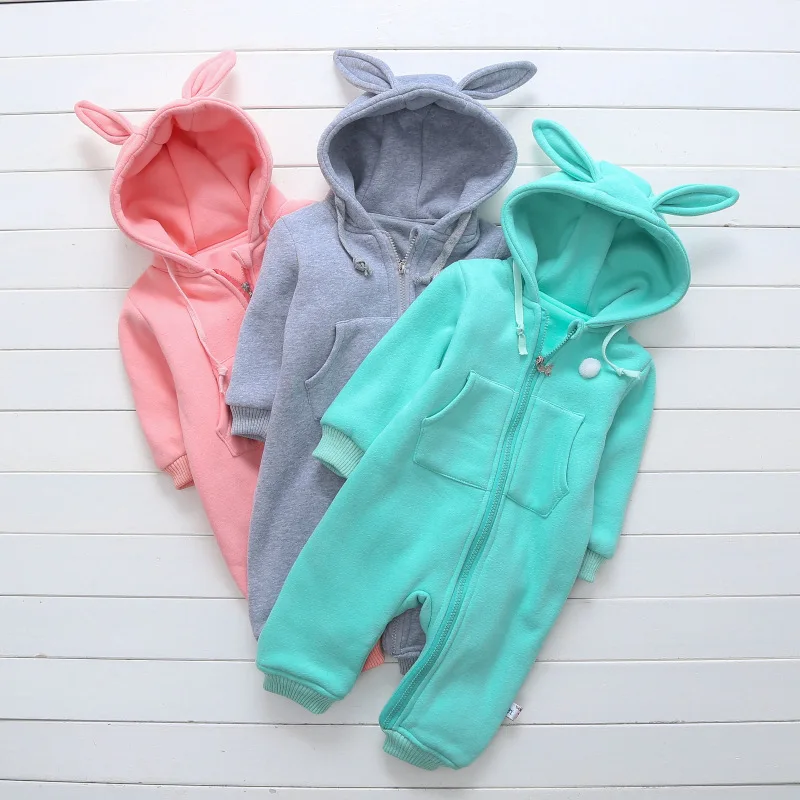 

New Fashion Spring Baby Clothing Cotton Baby Romper Newborn Baby Cute Cartoon Rabbit Style Jumpsuits One Piece