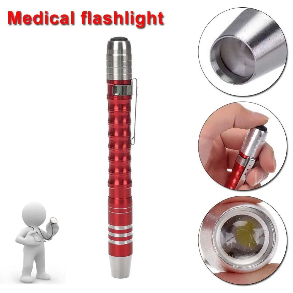 SKYWOLFEYE High Quality Medical First Aid LED Pen Light Flashlight