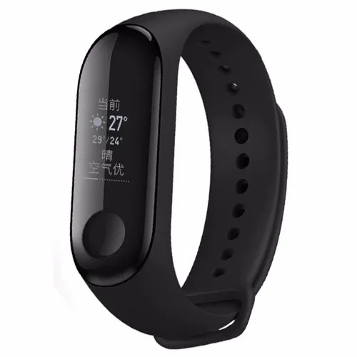 Origina Xiaomi mi Band 3 умный Браслет фитнес-браслет большой сенсорный экран OLED частота сердечных сокращений сообщения Smartband mi Band F2