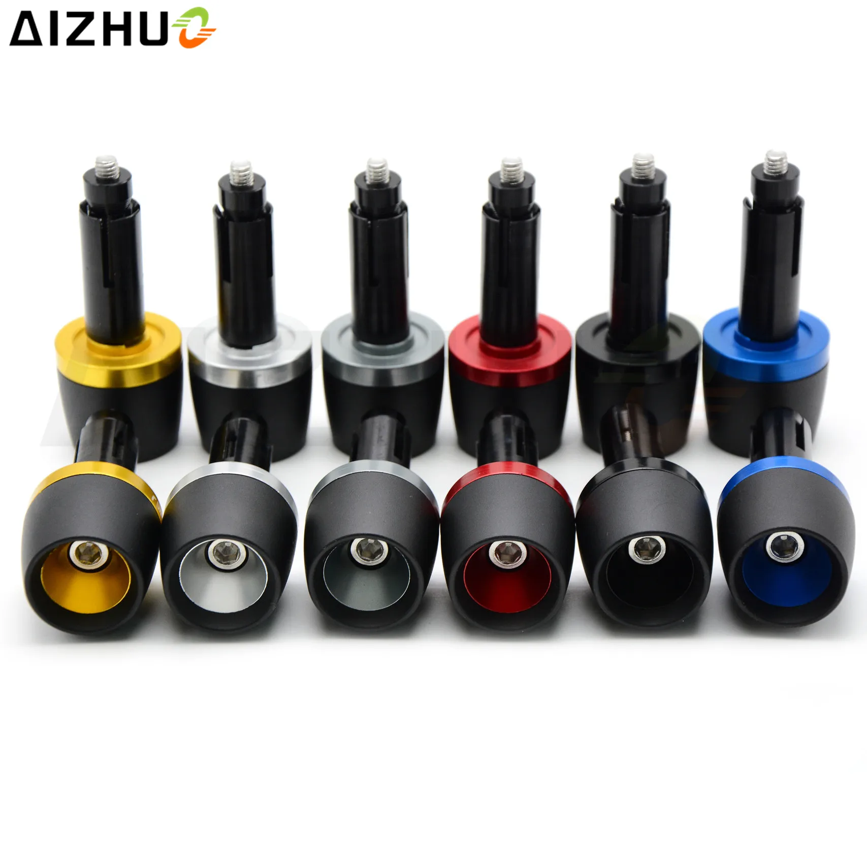 Buy Motorcycle Handlebar Ends CNC Aluminum 7/8'' 22mm