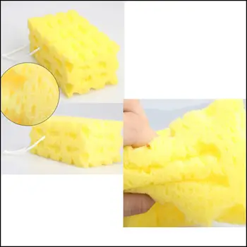 

New Fashion Hot Sale Mini Yellow Car Auto Washing Cleaning Sponge Block