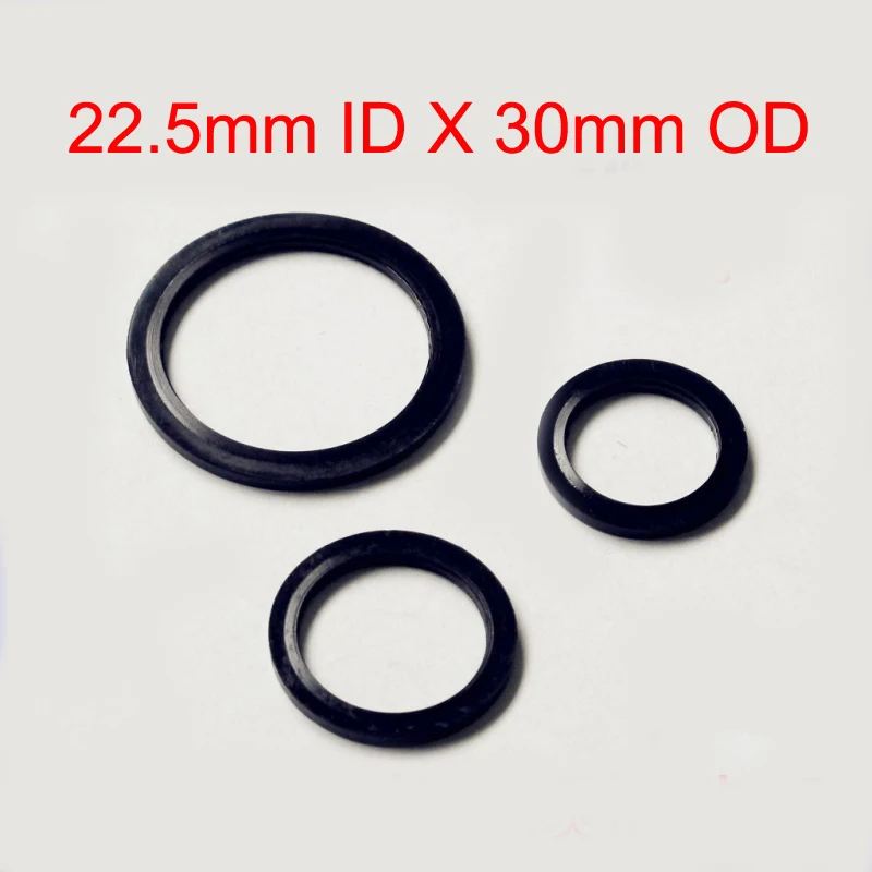 50 Pcs Rubber Metal Rubber Bonded Oil Plug Gasket Seal Ring Fit M22