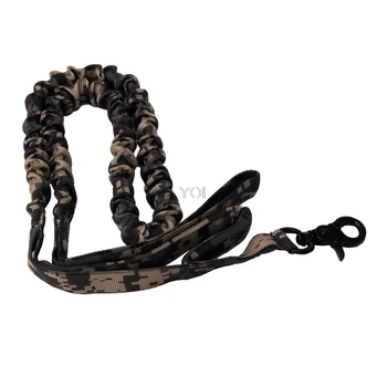 

High Quality 1 pc 1000D Nylon Tactical Military Police Training Dog Leads Elastic Leash Pet Collars