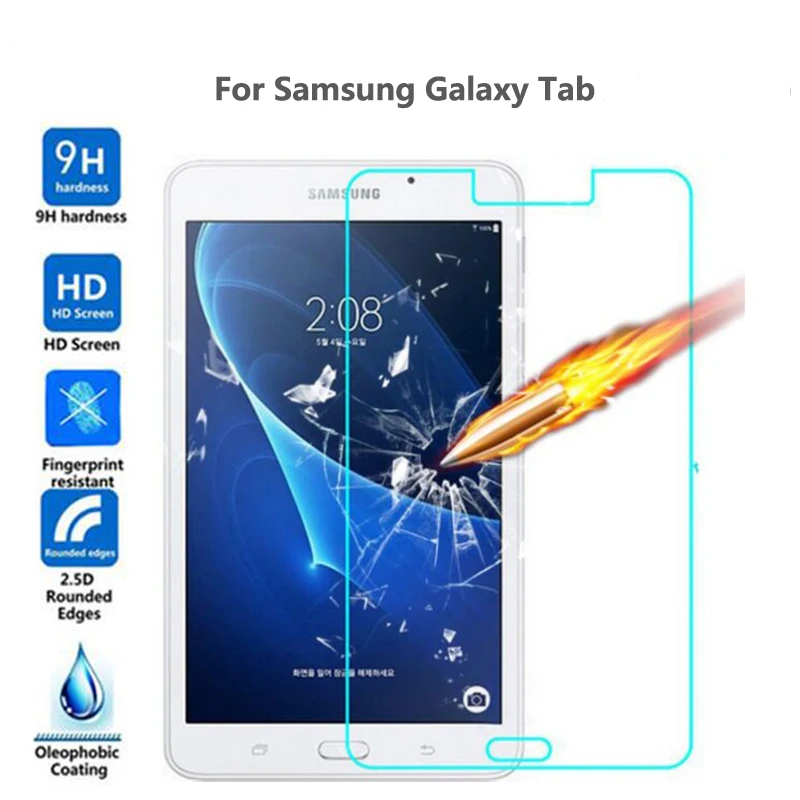 Закаленное Стекло для samsung Galaxy Tab A T585 T550 P555 T355 T350 P580 10,0 10,1 8,0 9,7 7,0 защитный экран для планшета защита Стекло