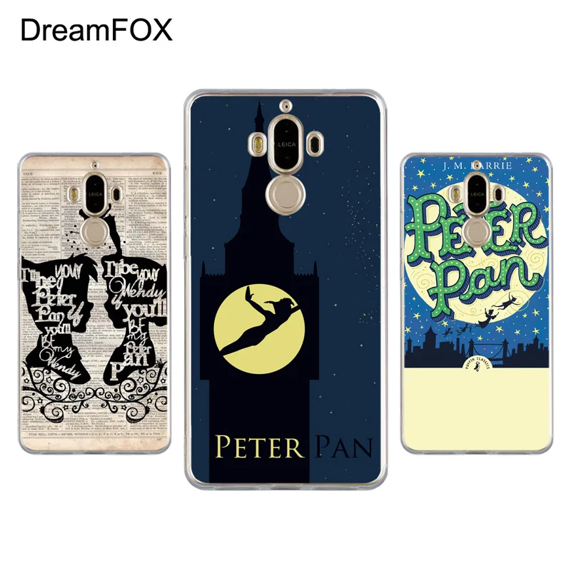 DREAMFOX K142 Peter Pan Book Soft TPU Silicone Case Cover For Huawei Mate G 7 8 9 10 Nova 2 Lite Pro Plus |